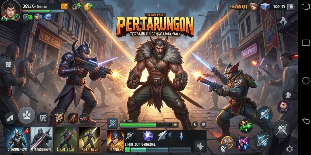 Tampilan menarik dari sistem pertempuran di 369ZK.