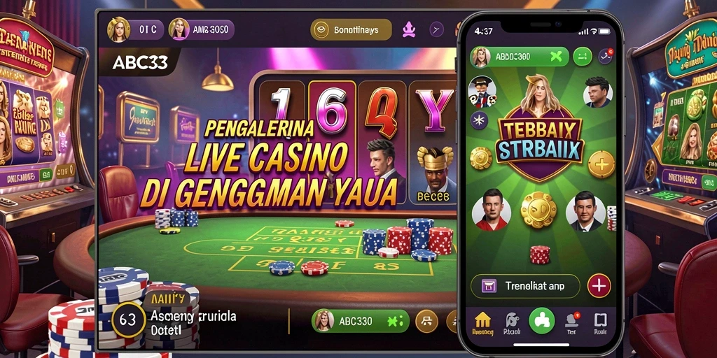 Tampilan screenshot gameplay Live Casino di ABC33 yang mendebarkan.