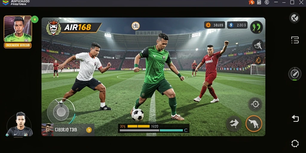 Tampilan menarik dari gameplay olahraga di AIR168.