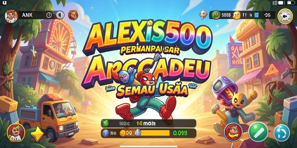 Tampilan gameplay ALEXIS500 yang menarik dan penuh tantangan.