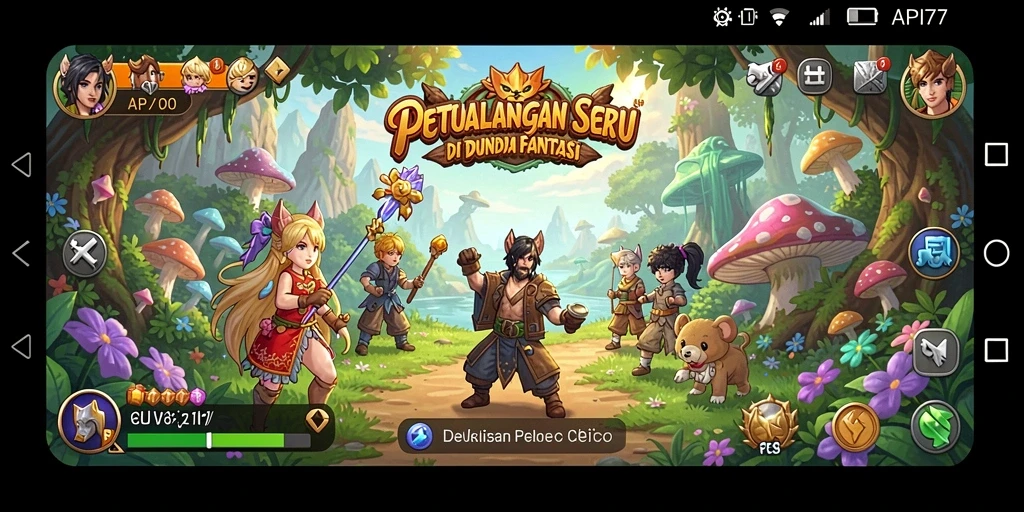 Gameplay seru API77 dengan grafis menakjubkan dan petualangan terbuka.