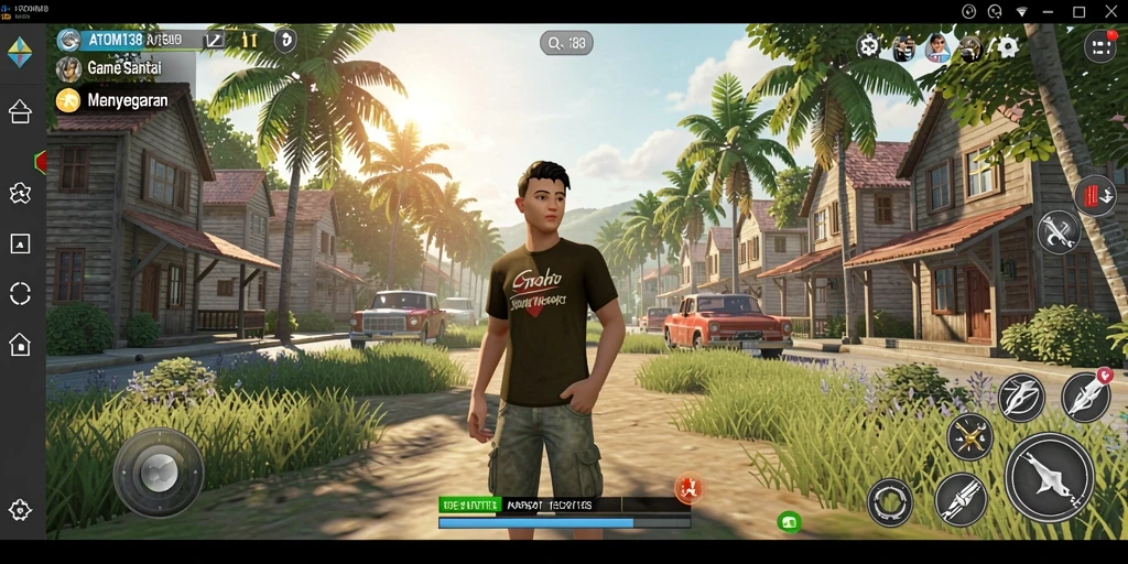 Tampilkan gameplay seru dan menyenangkan dari ATOM138 yang menghibur.