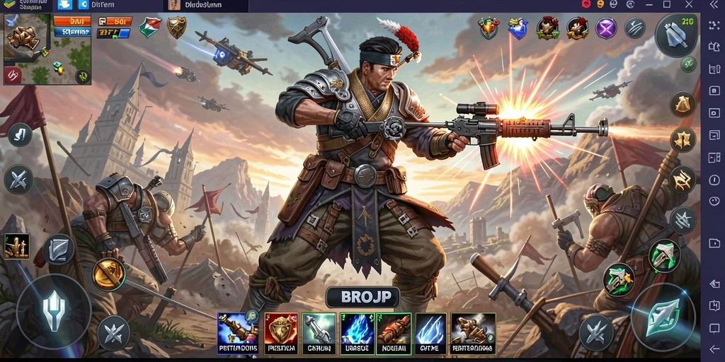 Gameplay mendebarkan di BROJP dengan unsur strategi dan taktik.
