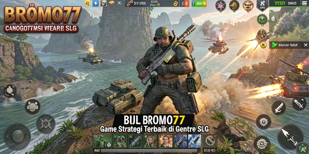 Tampilan gameplay SLG yang memukau dan mendetail.