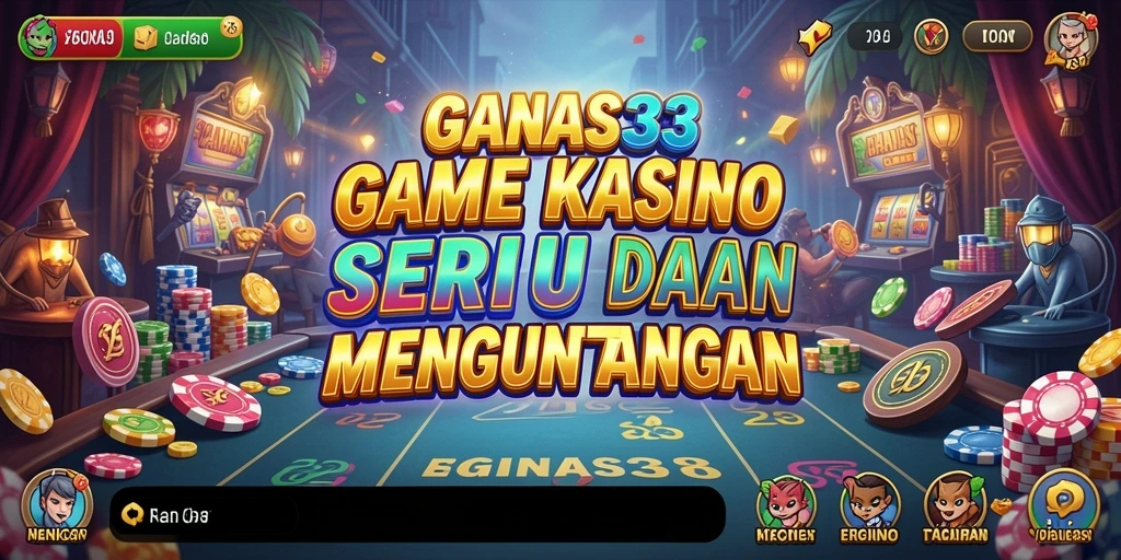 Tampilan menarik dari gameplay Kasino di GANAS33.