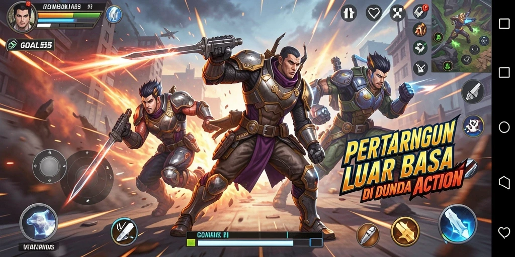Gameplay seru dan menegangkan dari GOAL55 yang penuh aksi.