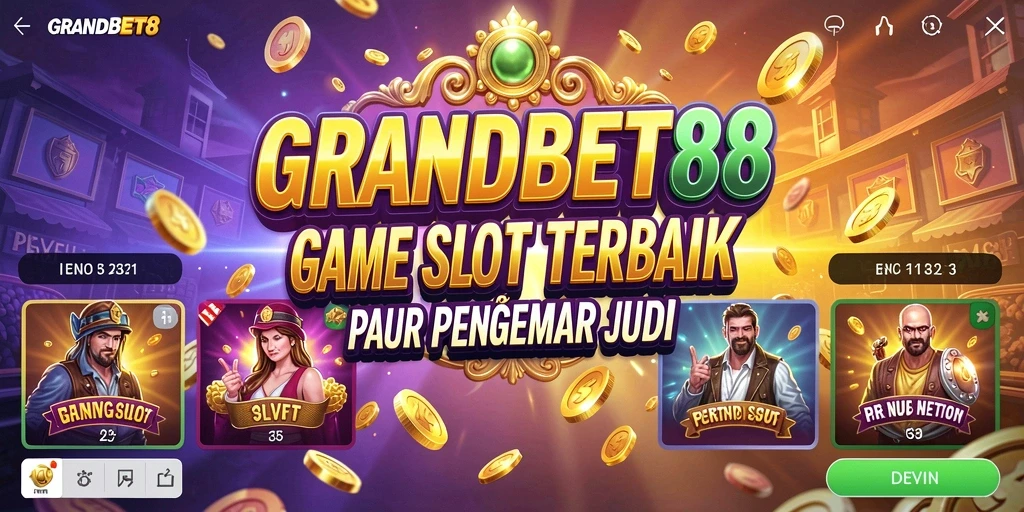 Tampilan menarik dari gameplay Slot di GRANDBET88.