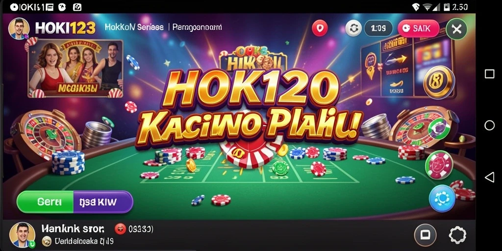 Tampilan gameplay HOKI123 dengan berbagai pilihan permainan Kasino.