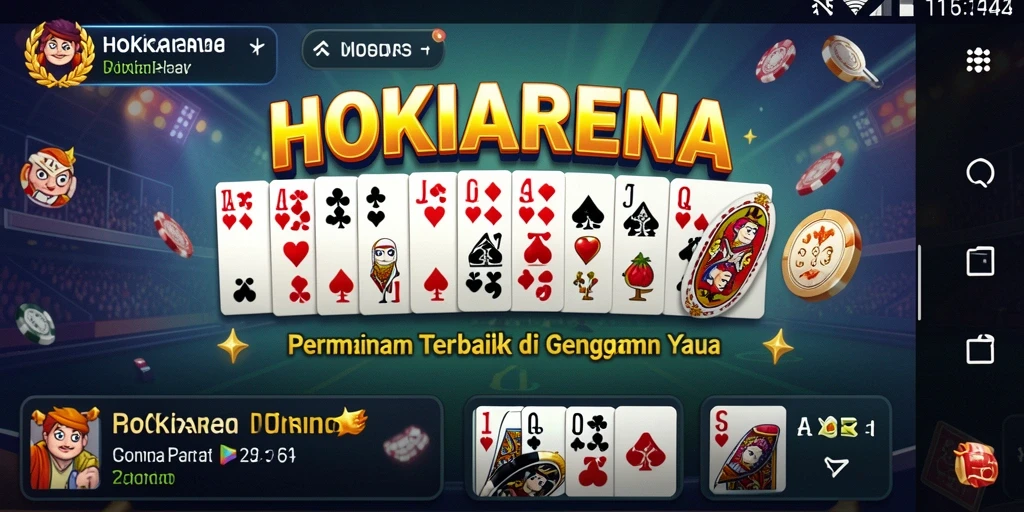 Tampilan gameplay HOKIARENA yang menarik dan interaktif.
