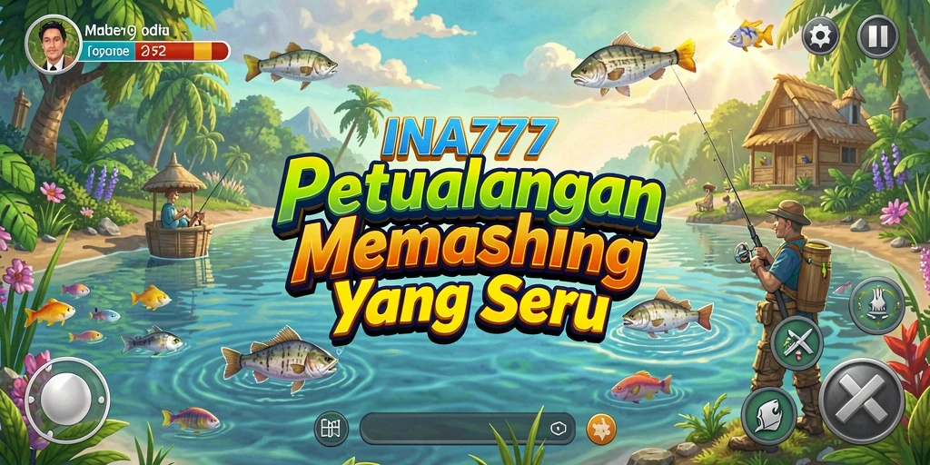 Screenshot utama INA777 menunjukkan aksi memancing yang mendebarkan.