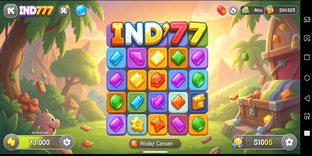 Tampilan gameplay IND777 yang seru dan penuh warna.