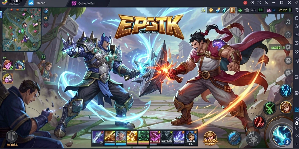 Tampilan gameplay IOSBET yang penuh aksi dan strategi.