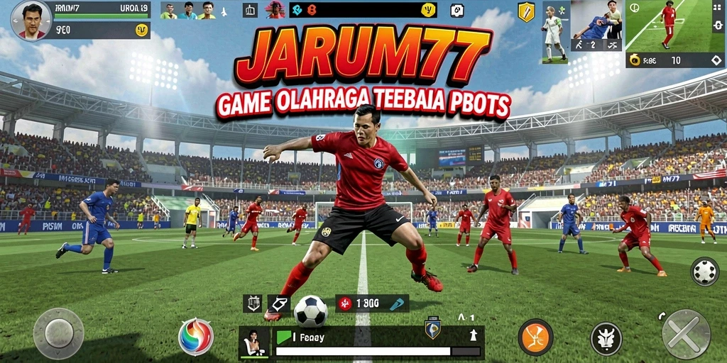 Tampilan gameplay seru dan kompetitif dari JARUM77.