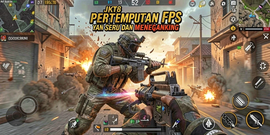 Tangkapan layar dari gameplay seru di JKT8.