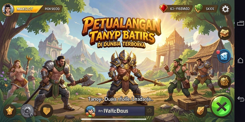 Tangkapan layar gameplay MAXSLOT yang menakjubkan di dunia terbuka.