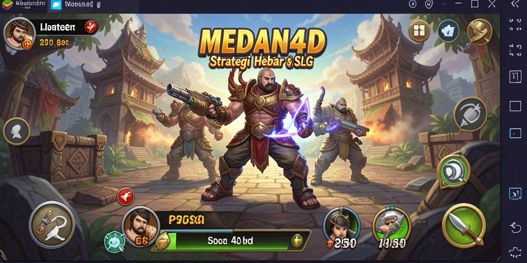 Tampilan gameplay SLG yang menegangkan di MEDAN4D.