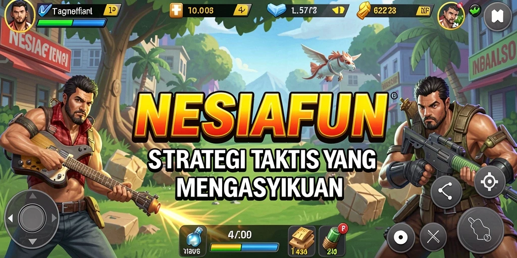 Tampilan gameplay NESIAFUN dengan aksi strategis yang mendebarkan.