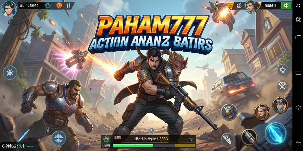 Tampilan menegangkan gameplay action PAHAM777.