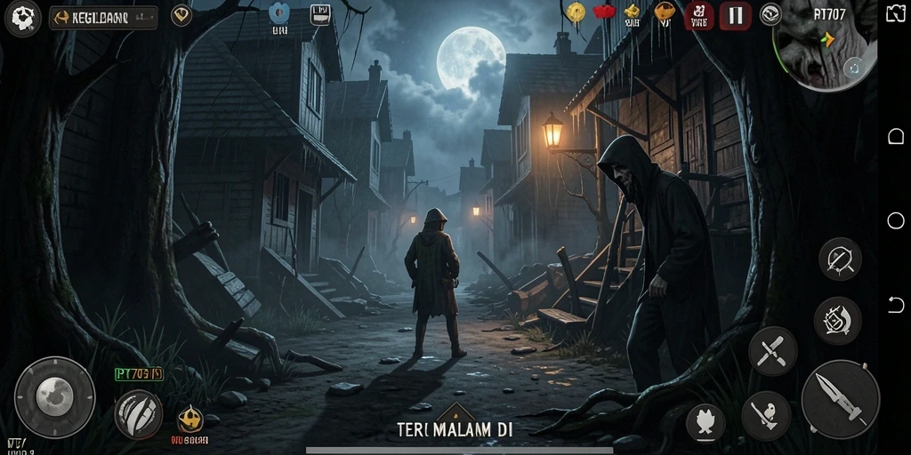 Tampilan menyeramkan dari gameplay PT707 yang menegangkan.