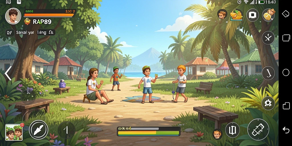 Tampilan gameplay RAP89 yang seru dan menarik.