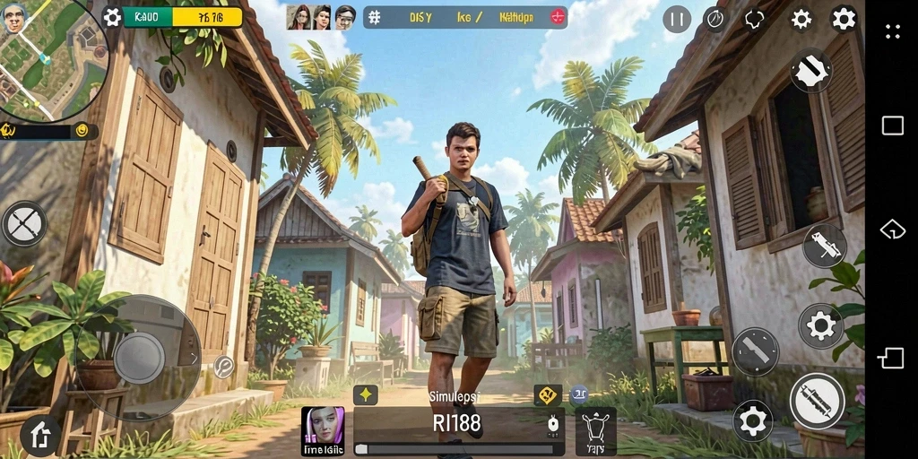 Tampilan gameplay RI188 yang menakjubkan dan interaktif.