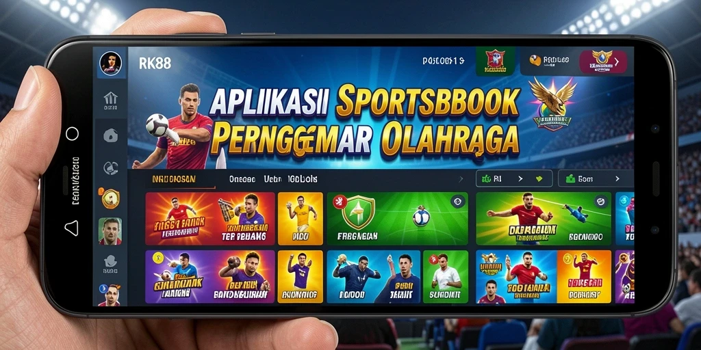 Screenshot RK88 menampilkan gameplay Sportsbook yang dinamis dan menarik.