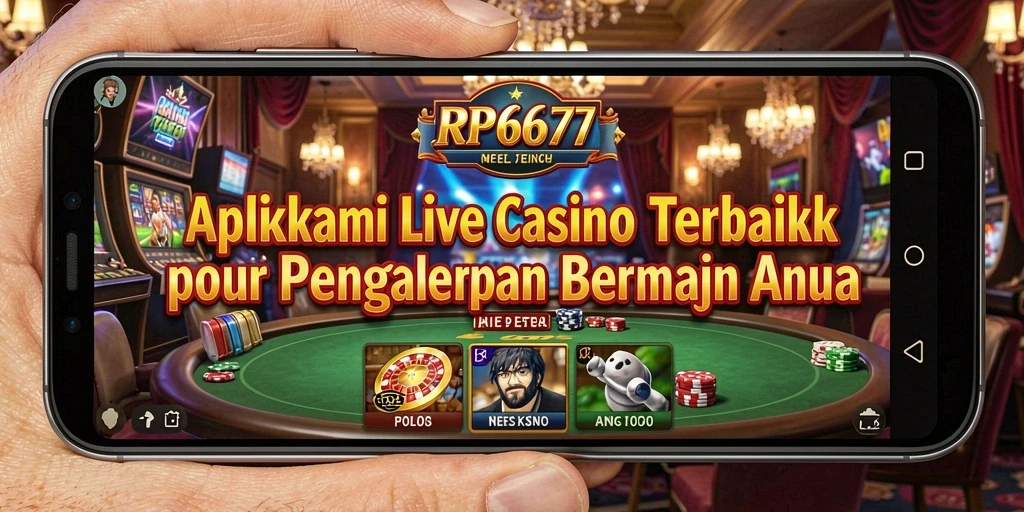 Tampilan gameplay Live Casino yang menegangkan dan interaktif di RP6677.