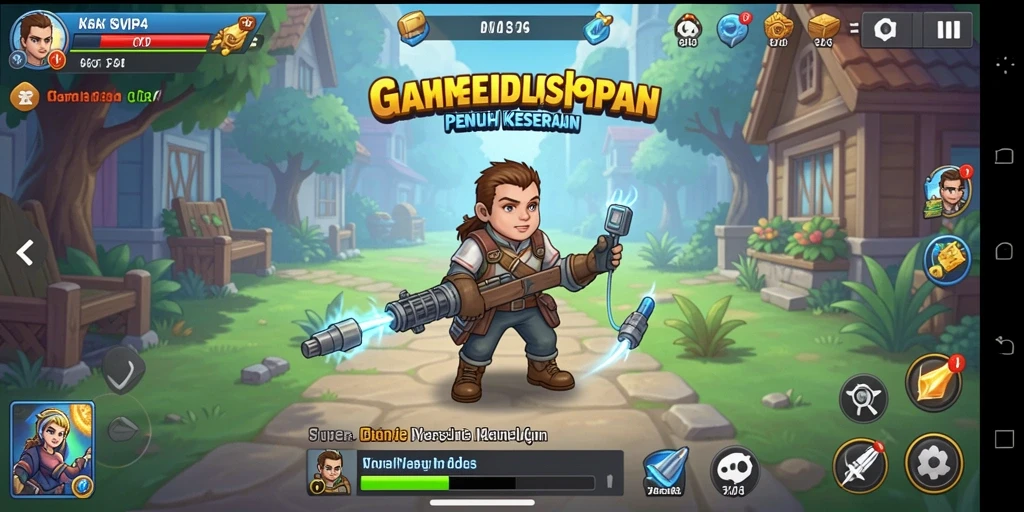 Tampilan screenshot SVIP4 menunjukkan gameplay Idle yang menarik.