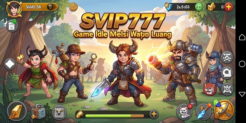 Screenshot SVIP777 menampilkan gameplay Idle yang menarik dan menawan.